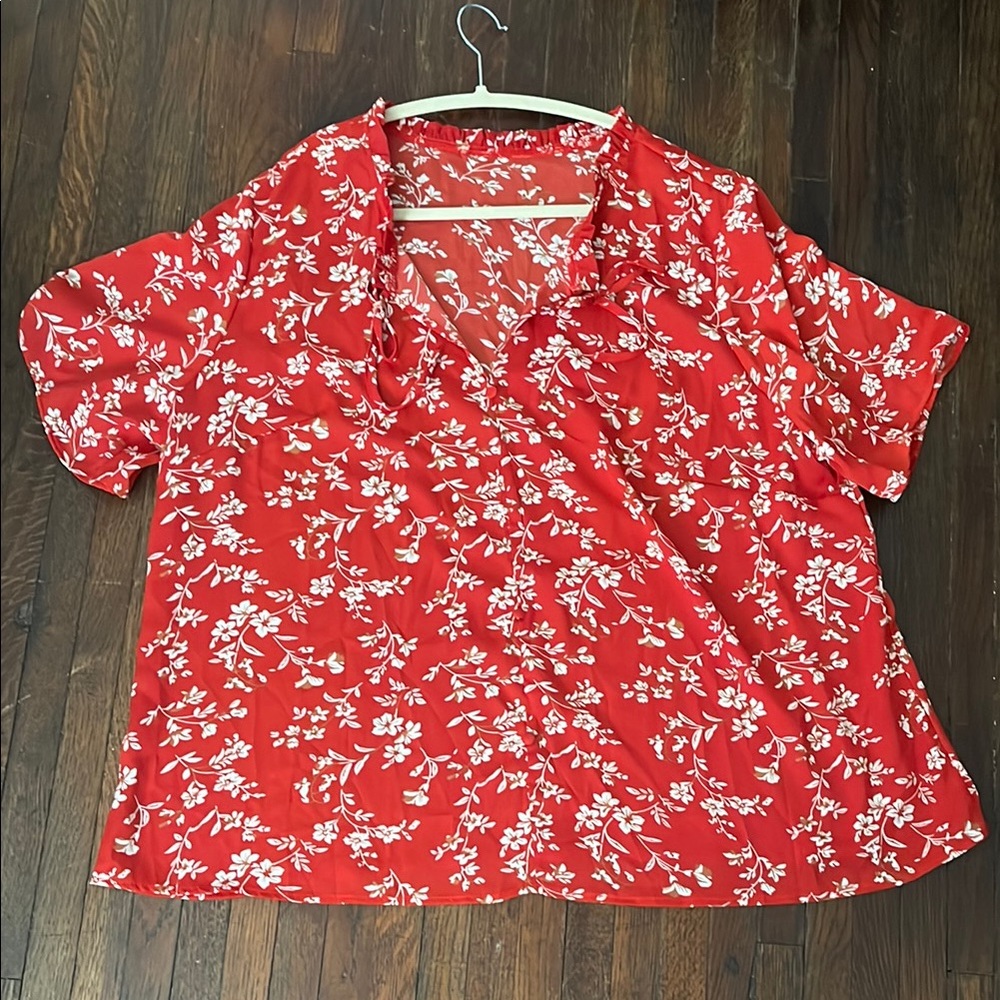Short Sleeve Blouse | Size 2XL